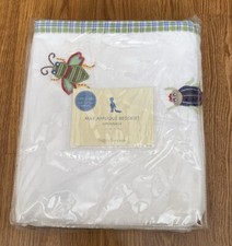 Pottery Barn Kids Infant Crib Bedskirt Max Bugs Insect New