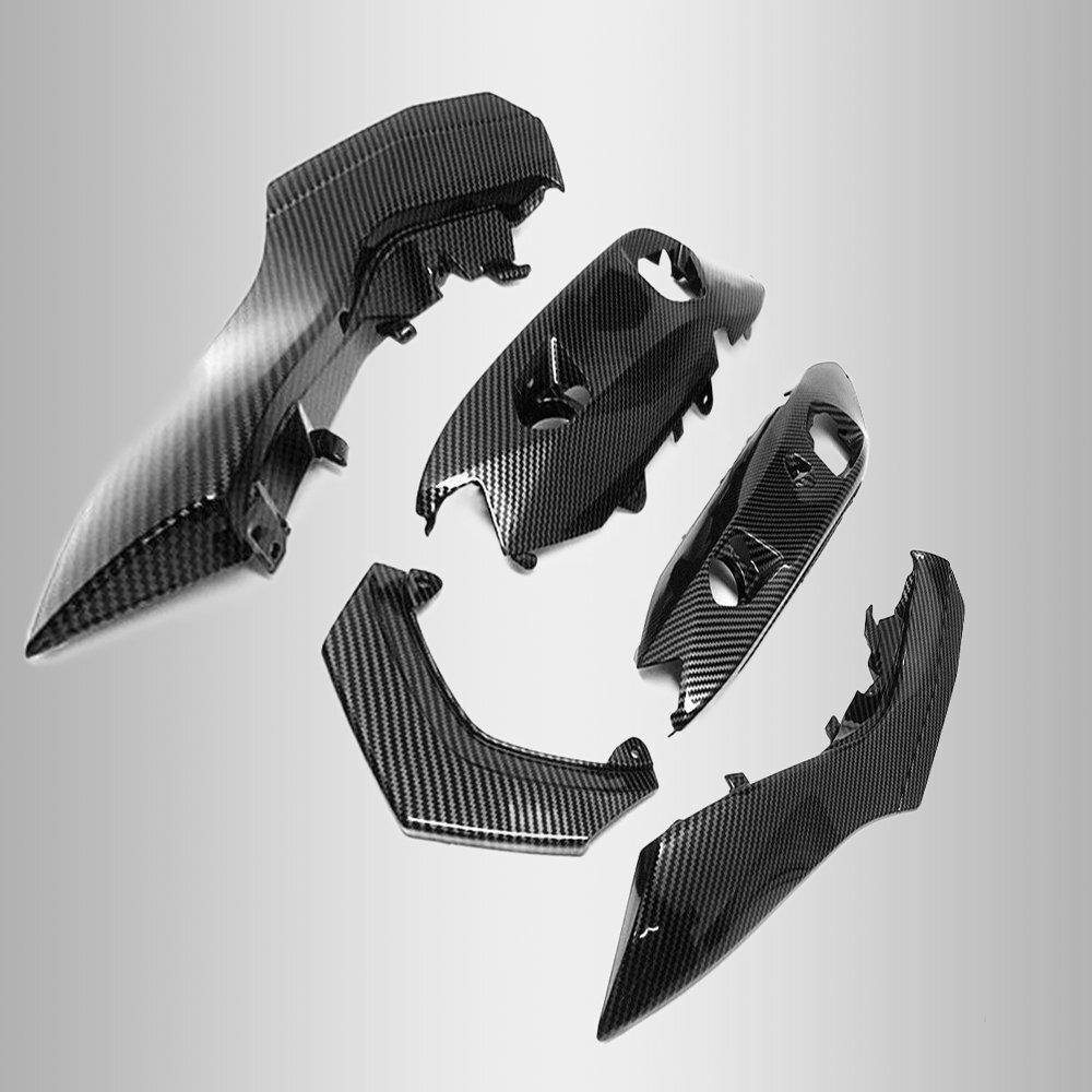 Fit For KAWASAKI ER6N ER6F Carbon Fiber Lower Driver Seat Rear Tail