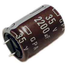 EGPA350ELL222MM25S Con Aluminum Electrolytic Capacitors 2200uF 35Volts 20 Prepp