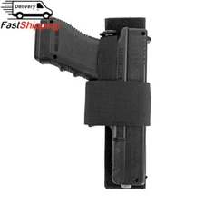 Tactical Rapid Draw Adjustable Guns Holster Botton Snap Closure with Hook Loop