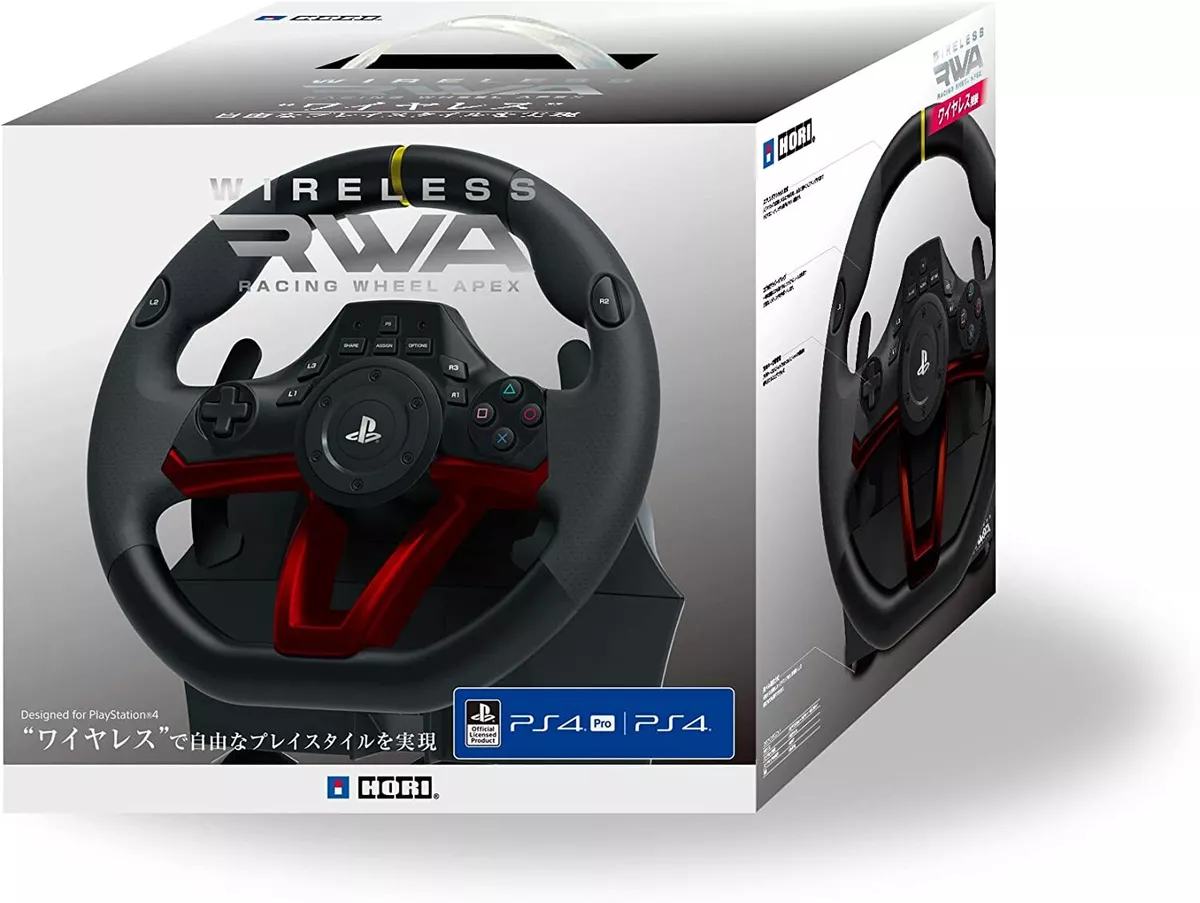 HORI Wireless Racing Wheel Apex RWA for PlayStation 4 Model PS4