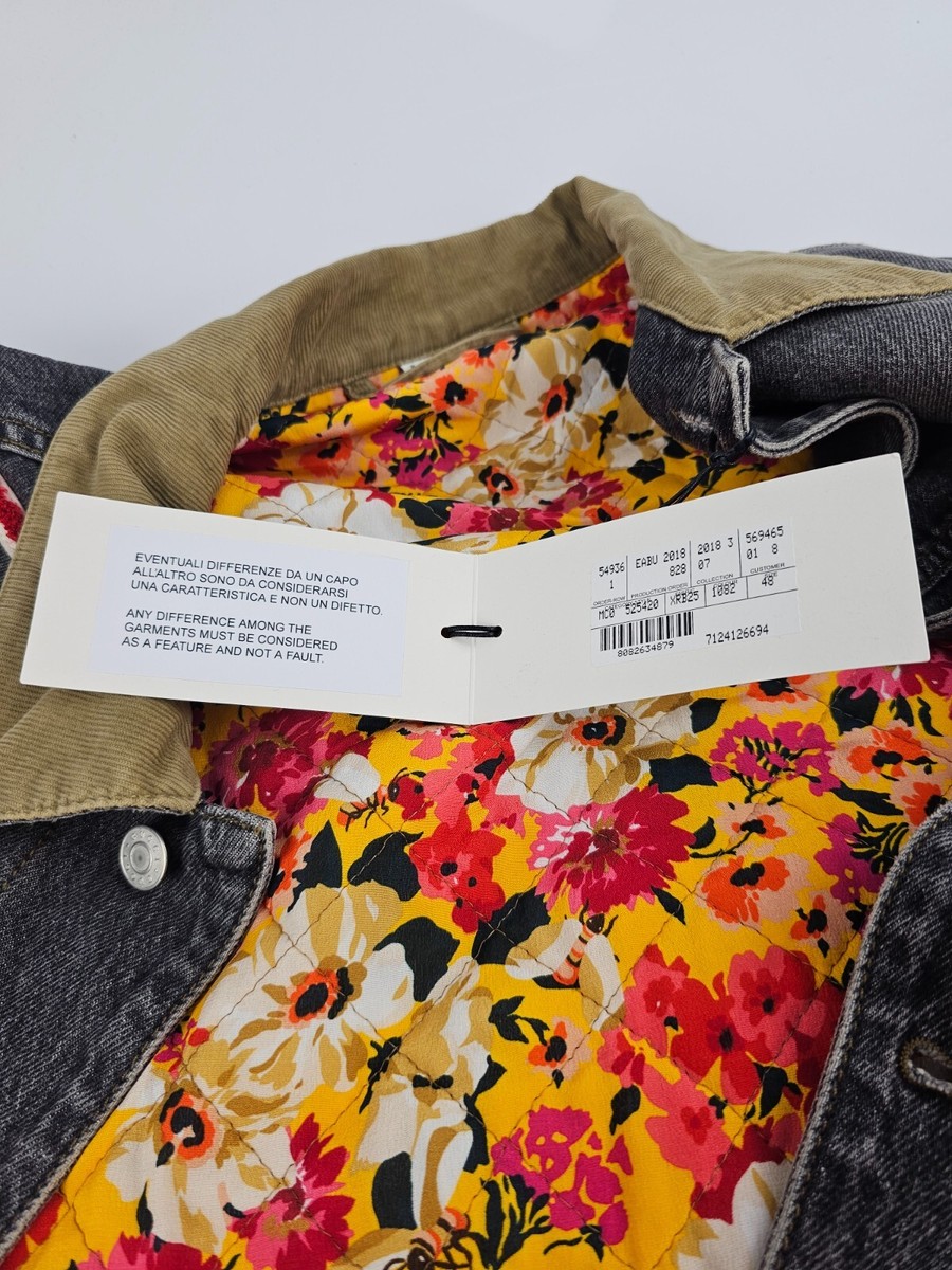GUCCI Black Vintage Oversized Denim Jacket New Size IT48/M GUCCI Black Vintage Oversized Denim Jacket New Size IT48/M