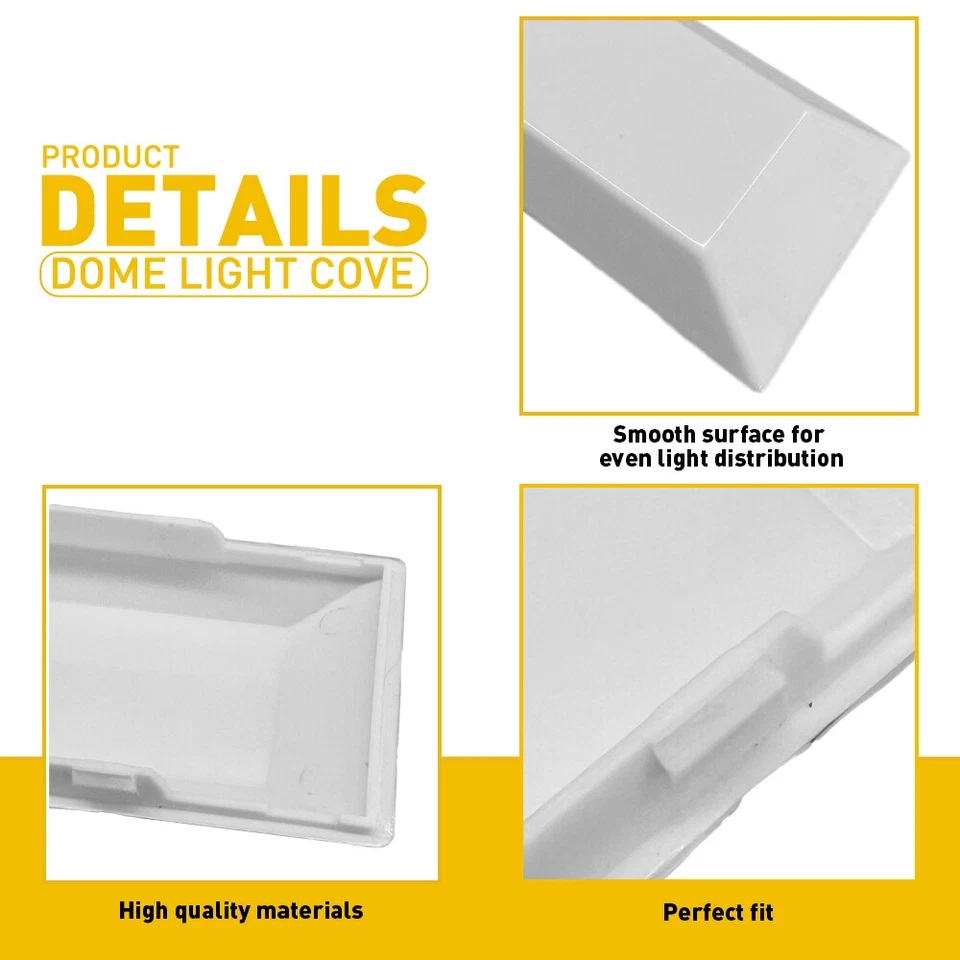 Cubierta de lente de luz domo para camioneta Ford F100 F350 1973 1979 73 + más sin luz de mapa Foto 3 de 4