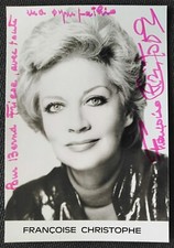 11027 Francoise Christophe FRA Schauspielerin Foto original signiert