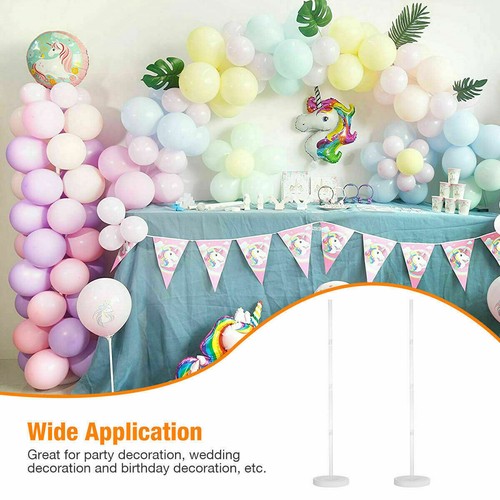 2Set Balloon Arch Set Column Stand Base Frame Kit Wedding Birthday Party Decor - Picture 2 of 14