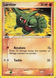Larvitar 61/115 EX Unseen Forces Common