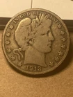 1913 D Barber Half Dollar - Fine - As Shown! (#1608)