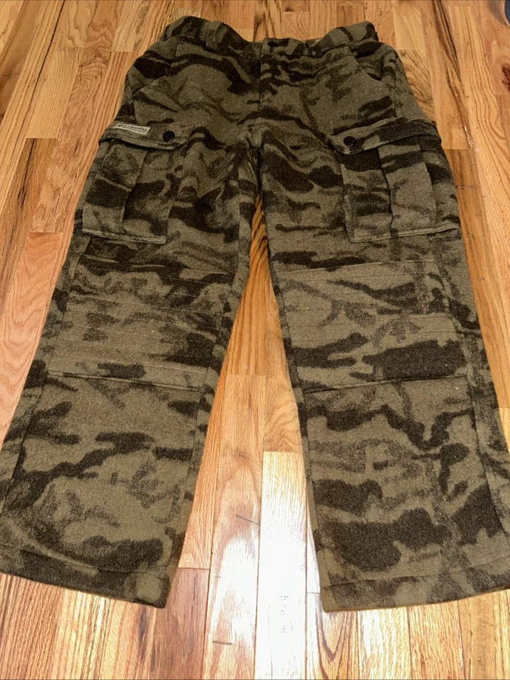 Pantalones de lana pesada Columbia Gallatin Range para hombre 34 marrón camuflaje caza vintage Foto 4 de 4