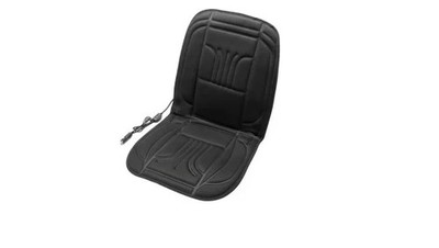 Cartrend Auto-Sitzheizung Carbon 12 V schwarz beheizbare Sitzauflage Heizkissen