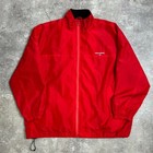 Polo Sport 90's Nylon Jacket Ralph Lauren Red Logo Embroidered Used NE51-0