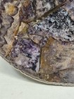 Natural Amethyst Agate 12" Serving Tray With Silver  Edges &Handles  — photo 8