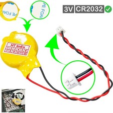 CR2032 RTC CMOS-Batterie mit Steckerkabel für Maxdata Belinea o.book 4.1 MS-1221