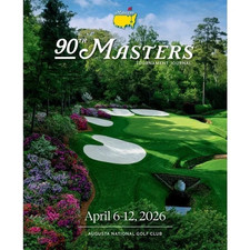 90th Masters Tournament Journal Augusta National Golf Club April 2026 Poster
