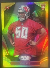 2018 Certified Football Vita Vea /25 GOLD MIRROR SSP Rookie Card No. 200 ??. rookie card picture