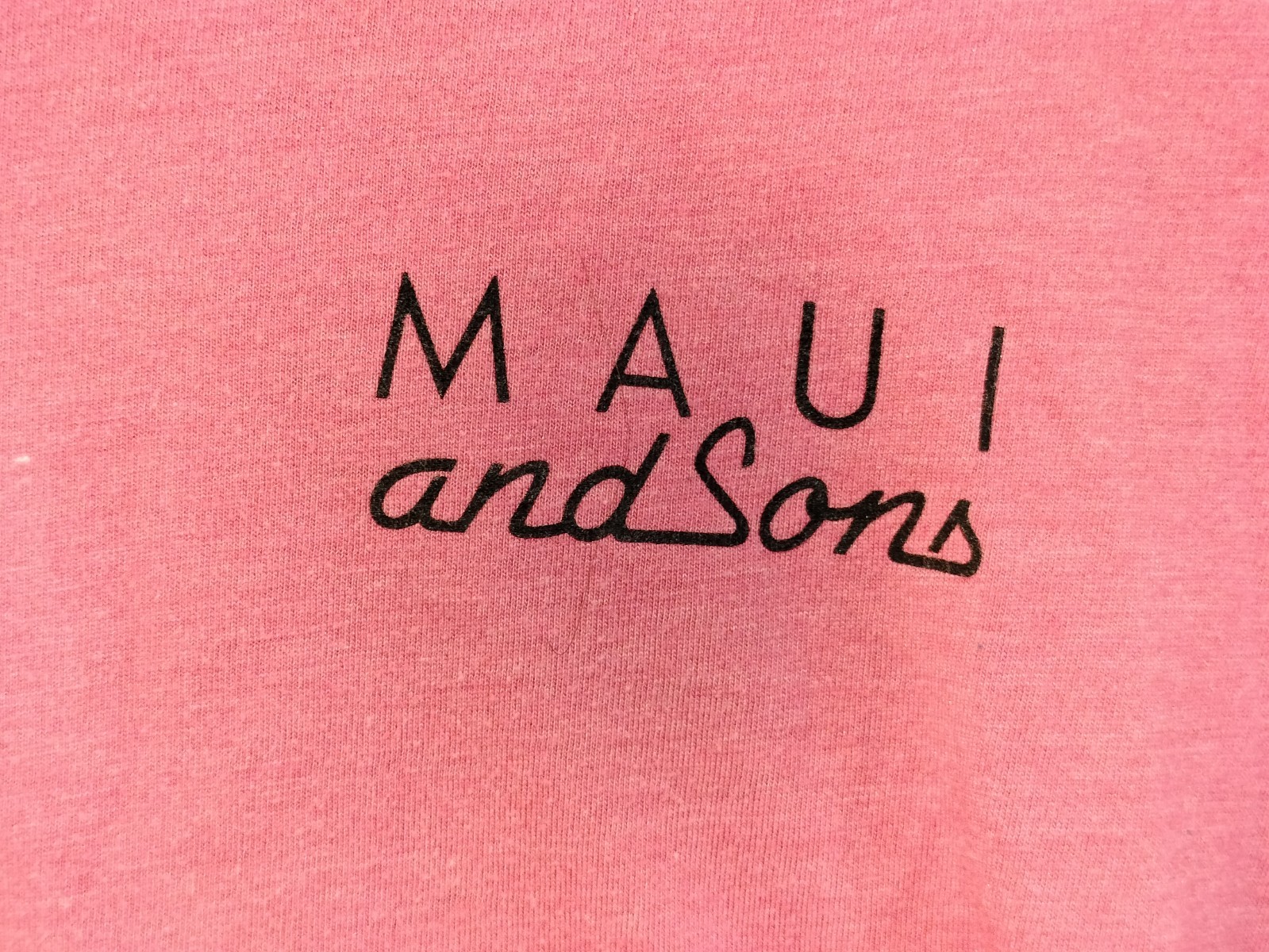 MAUI & Sons Mens Coral Graphic Logo T-Shirts Size M medium image 3