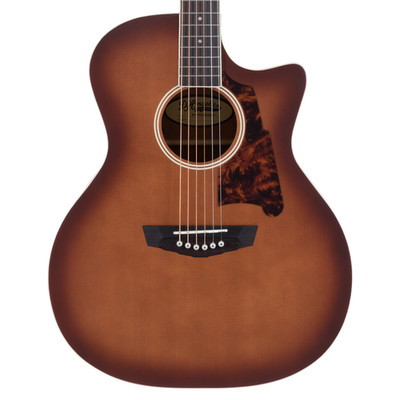 D'Angelico Premier Gramercy A/E Guitar - Caramel Burst - B-Stock