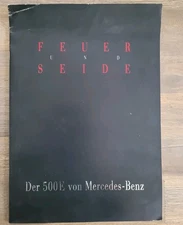 Mercedes 500E W124 brochure/brochure/folleto/opuscolo/broszura/prospectus faulty