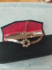 Bracelet with stones and Hugo Boss genuine velvet lipstick case, rare and beautiful