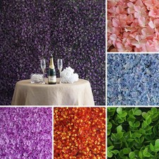 8 Hydrangea Flowers Mat Wall Backdrop Panels Wedding Party Decorations SALE