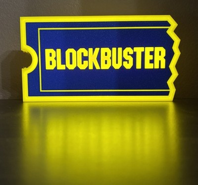 Blockbuster LED sign