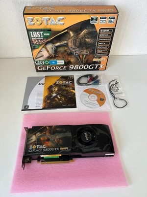 ZOTAC GEFORCE 9800GTX AMP! - 512MB GDDR3 - PCIe - BOXED - TESTED - FULLY WORKING