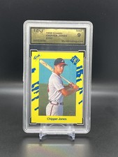 1990 Classic Update Yellow Travel Edition - Chipper Jones #T92 (RC) Graded 9!