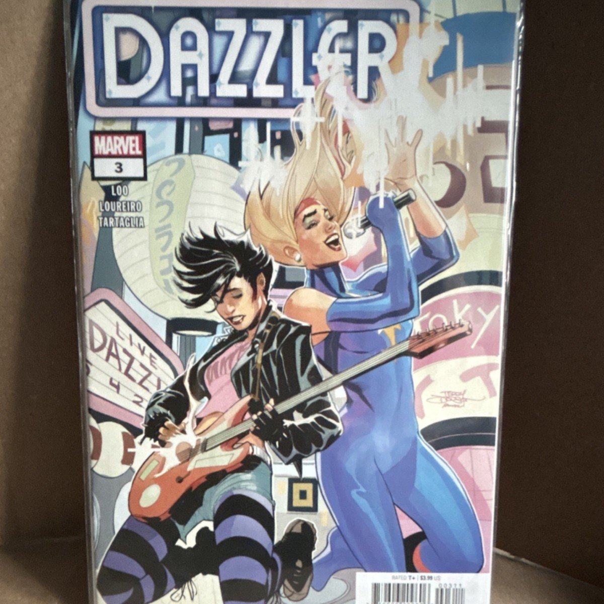 Marvel Comics Dazzler #3 Tokyo Escape Comic Book Jason Loo Rafael