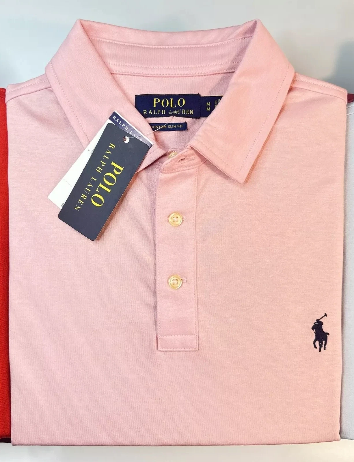 Polo Ralph Lauren Men Custom Slim Fit Pima Cotton Short Sleeve Free Shipping
Opens in a new window o