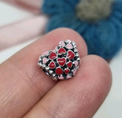 NEU Original Pandora Burst of Love Rotes Herz Charm   S925 ALE 