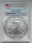 2024 Silver Eagle First Strike - PCGS MS70
