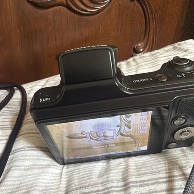 Olympus SZ-15 16.0MP 24x Wide Zoom Digital Camera with case, Black