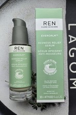 Image of REN Clean Skincare Evercalm Redness Relief Serum, 30 ml, Brand New