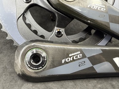 NOS SRAM Force 22 170mm GXP Carbon Fiber 50/34t Compact Crankset