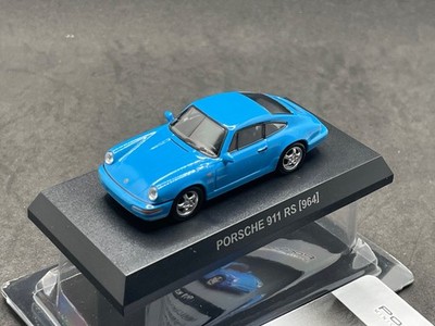 Kyosho 1/64 Porsche collection6 911 RS (964) blue diecast model