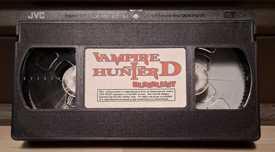 Vampire Hunter D: Bloodlust (VHS, 2001 ) Tested Rare Cover Art Clamshell Used - Image 4 of 4
