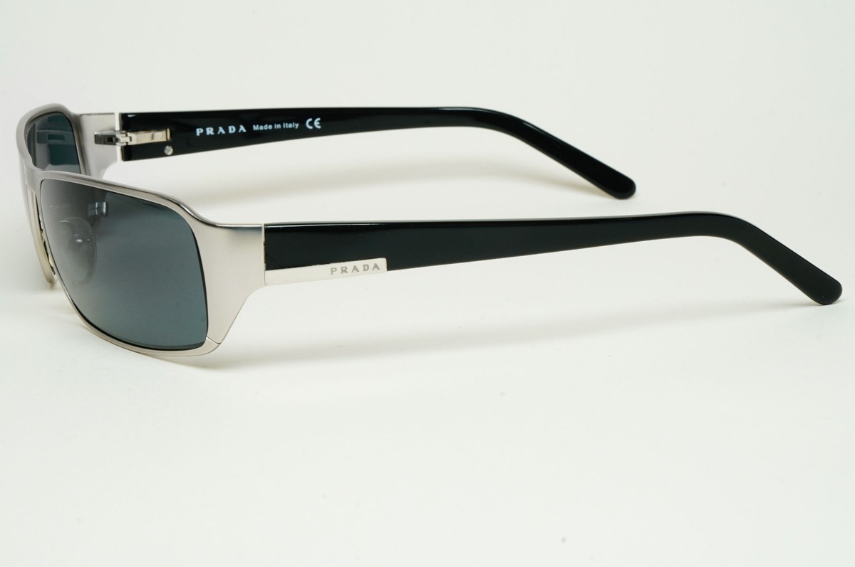 Prada Sunglasses 2006 Vintage Silver Rectangle PR52FS SPR 52F 1AP