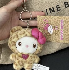 MINISO Hello Kitty Kawaii Cat Keychain Cute Plush Doll Bag Charm with Bow