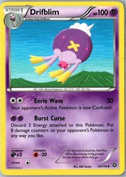 Drifblim 47/114 Steam Siege Uncommon Pokemon Card
