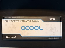 Alphacool NexXxoS ST30 Full Copper 240mm Radiator - Black