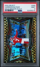 2024 PANINI SELECT GOLD DRAGON SCALE #440 HARRISON BUTKER 4/15 PSA 9