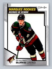 2020-21 Upper Deck - O-Pee-Chee Update Marquee Rookies Brayden Burke (RC)