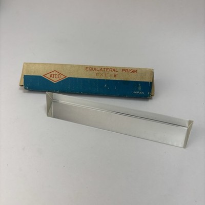 VTG Atco Triangular Glass Prism Photography Optical Laboratory Made In Japan