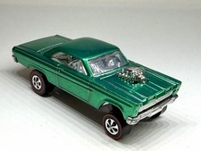 Hot Wheels 65  Mercury Comet Cyclone Custom Made Spectraflame Green Redline