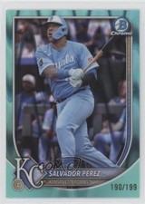 2025 Bowman Chrome Aqua RayWave Refractor 190/199 Salvador Perez #23 1oc2