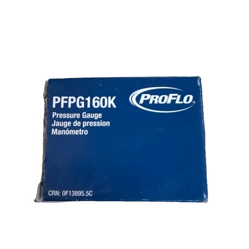ProFlo Pressure Gauge 160 psi PFPG160K