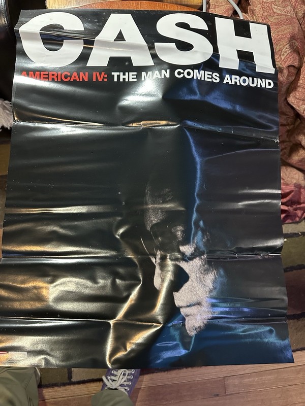 Johnny Cash American IV Man Comes Around Promo Poster 18 X 24 Vintage Rare