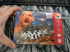 WCW Mayhem Nintendo 64 N64 BRAND NEW SEALED Dented Box