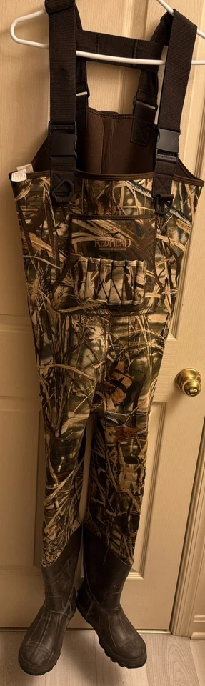 Red Head Extreme Chest Waders Boys sz 6 600g Thinsulate Ultra Camouflage - Image 3 of 4