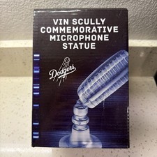 2017 LOS ANGELES DODGERS VIN SCULLY SGA Commemorative MICROPHONE STATUE 