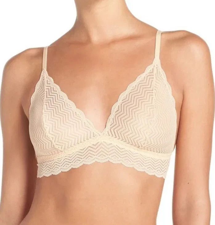 Cosabella Sweet Treats Triangle Bralette top Y2K Blush XS A008694
